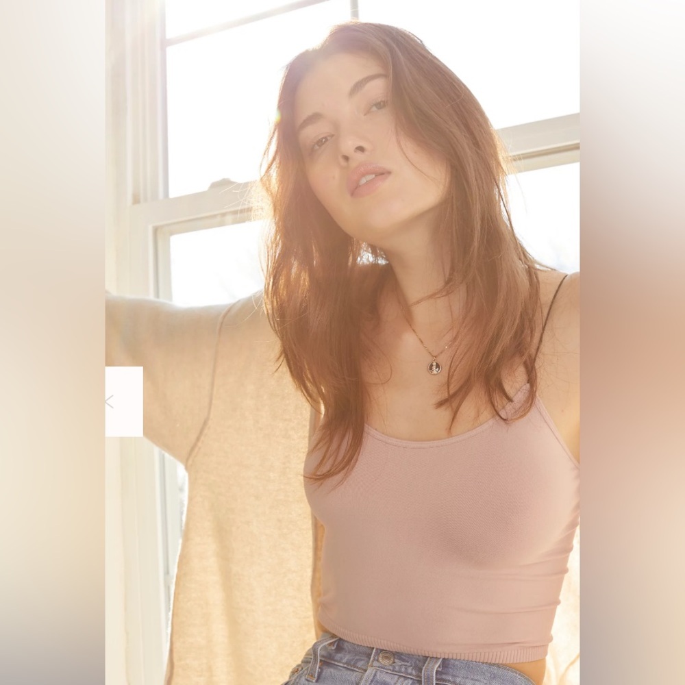 Free People Intimately Ballet Pink Bra Top
